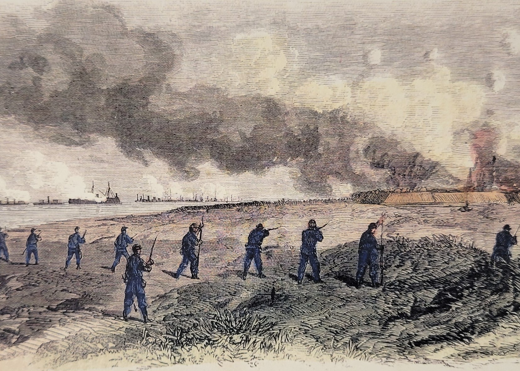 Fort Fisher State Historic Site will commemorate the 161st anniversary of its capture Jan. 17. Photo courtesy, N.C. Department of Natural and Cultural Resources