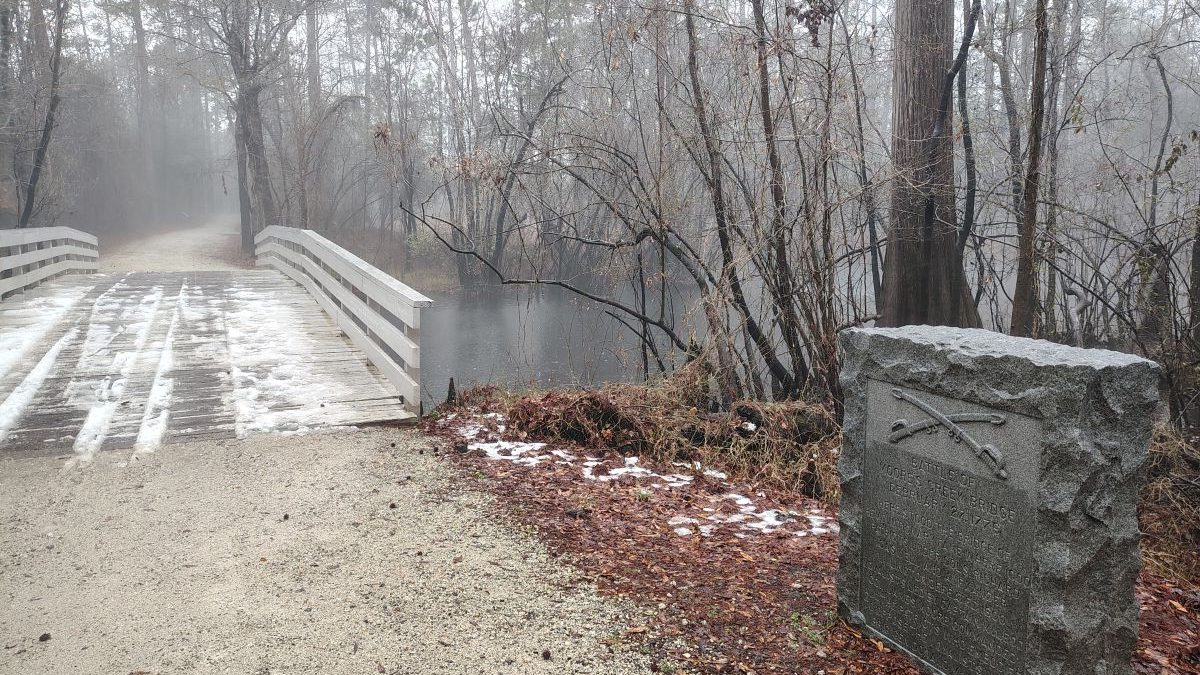 The Battle at Moores Creek Bridge Feb. 27, 1776, was the first decisive patriot victory of the American Revolution. Photo: Jennifer Allen