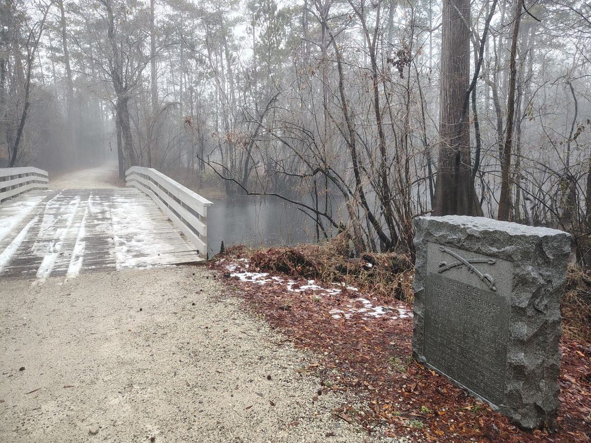 The Battle at Moores Creek Bridge Feb. 27, 1776, was the first decisive patriot victory of the American Revolution. Photo: Jennifer Allen