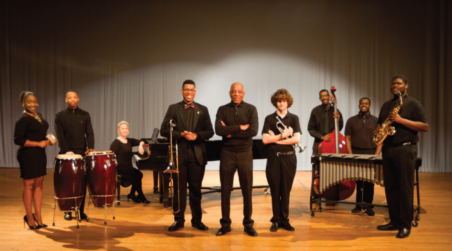 Elizabeth City State University Jazz Ensemble. Photo: ECSU