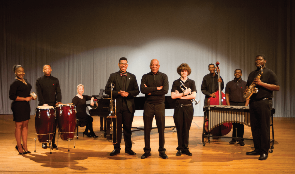 Elizabeth City State University Jazz Ensemble. Photo: ECSU
