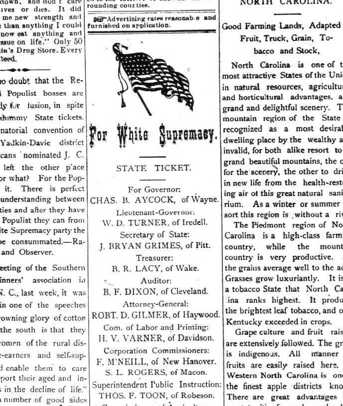 From The Eastern Courier, June 1900.
