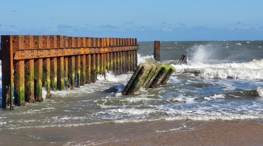 A Buxton jetty as it appeared in spring 2025. Photo: Joy Crist/Island Free Press