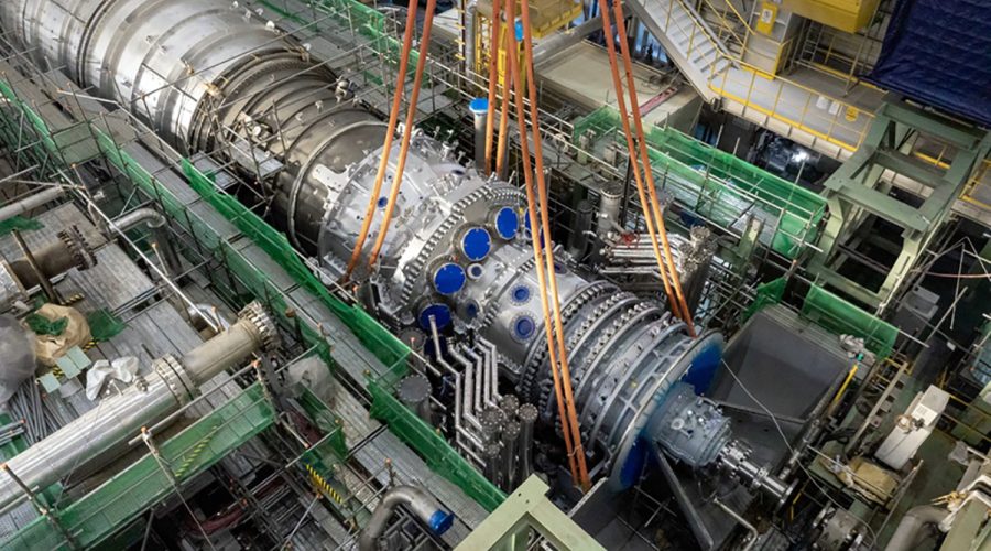 Sector leader during February, Doosan developed and manufactured this 380-megawatt turbine model. Photo: Doosan