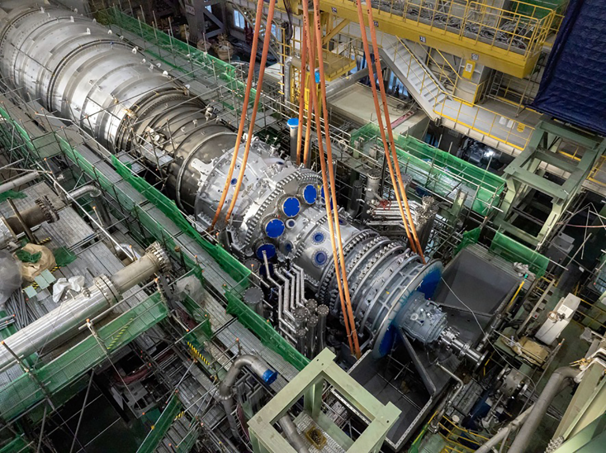 Sector leader during February, Doosan developed and manufactured this 380-megawatt turbine model. Photo: Doosan