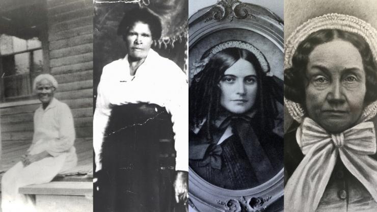 Somerset Place is offering special guided tours in March for Women's History Month. Collage: NC Department of Natural and Cultural Resources