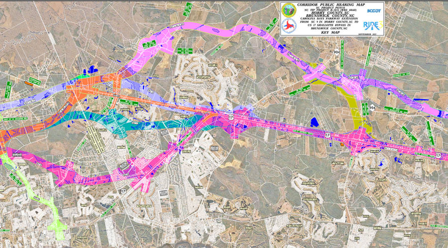 State transportation officials say the North Carolina portion of the formerly preferred Alternative 4 will not be built as proposed in response to public feedback. Map: NCDOT