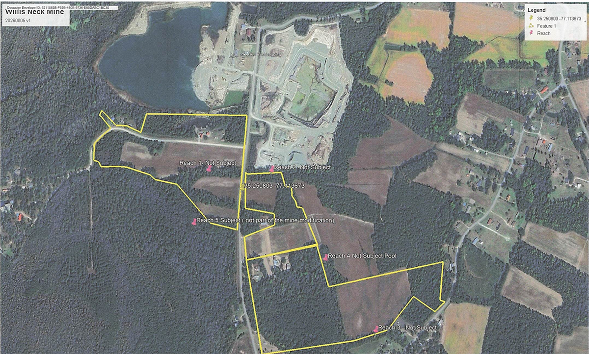 This map from the North Carolina Department of Environmental Quality shows areas subject to and not subject to Division of Energy, Mineral and Land Resources jurisdiction.