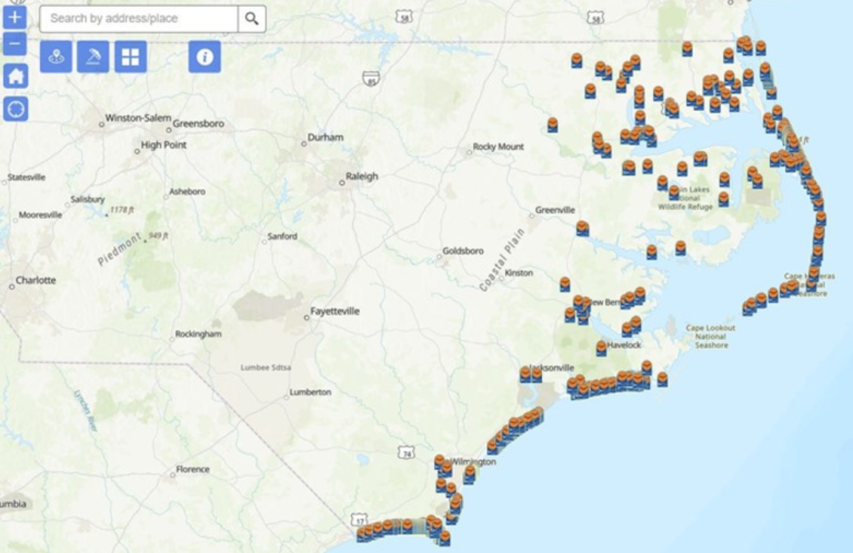 Interactive tool lets users find nearby public water accesses
