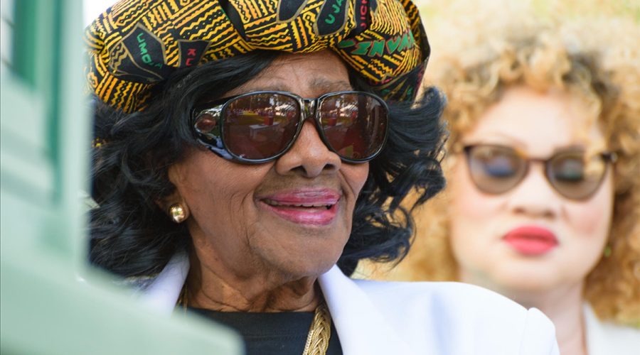 Ms. Doris Creecy is shown at a Juneteenth celebration with her daughter Coquetta.