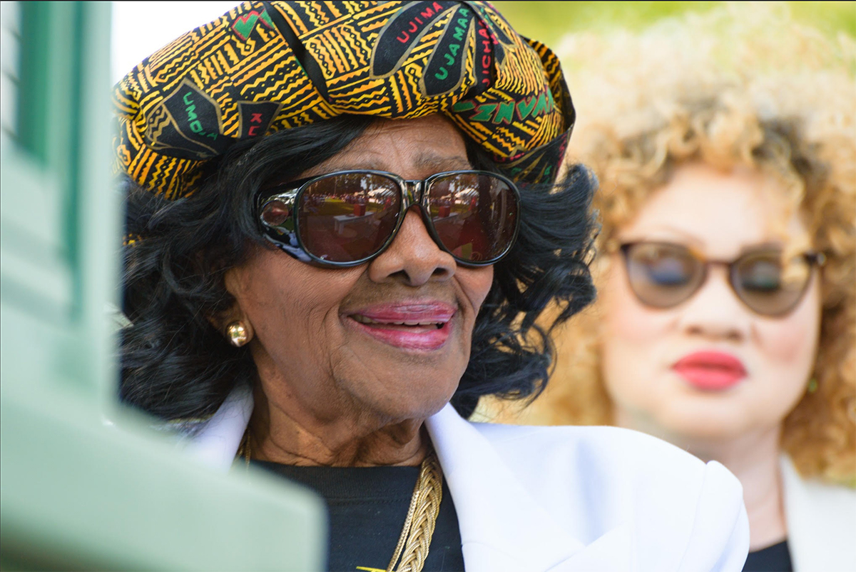 Ms. Creecy is shown at a Juneteenth celebration with her daughter Coquetta.