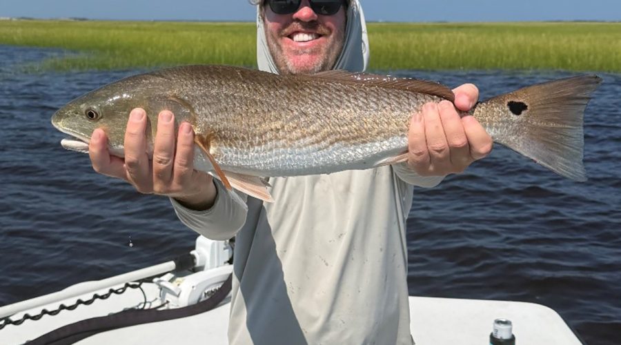 Katie Danial is a 2026 winner of the cobia tag number drawing. Photo: DMF
