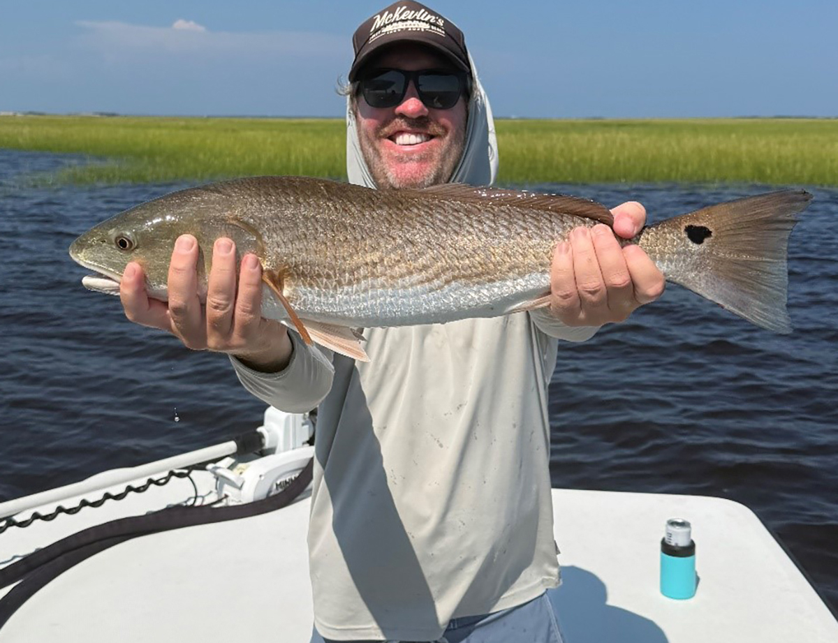 Katie Danial is a 2026 winner of the cobia tag number drawing. Photo: DMF
