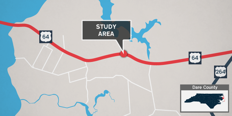NCDOT begins planning wildlife crossing structures for US 64