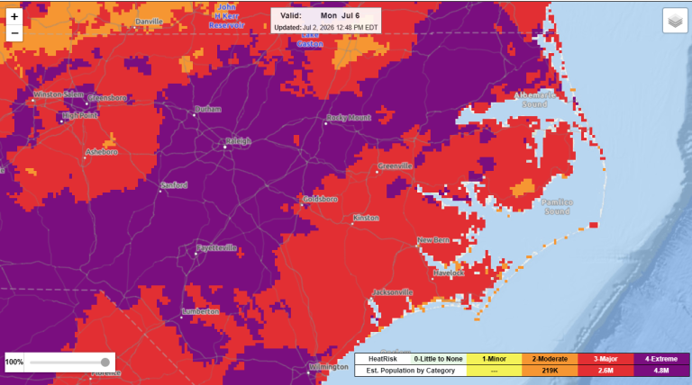 Forecasters project heat wave over Fourth of July weekend