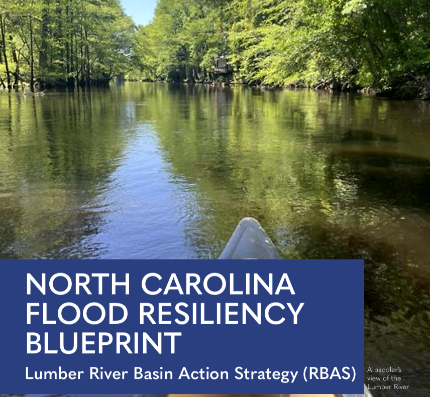 The Lumber River snakes from the Scotland County-Hoke County border 115 miles to the North Carolina-South Carolina border. Photo: N.C. Flood Resiliency Blueprint