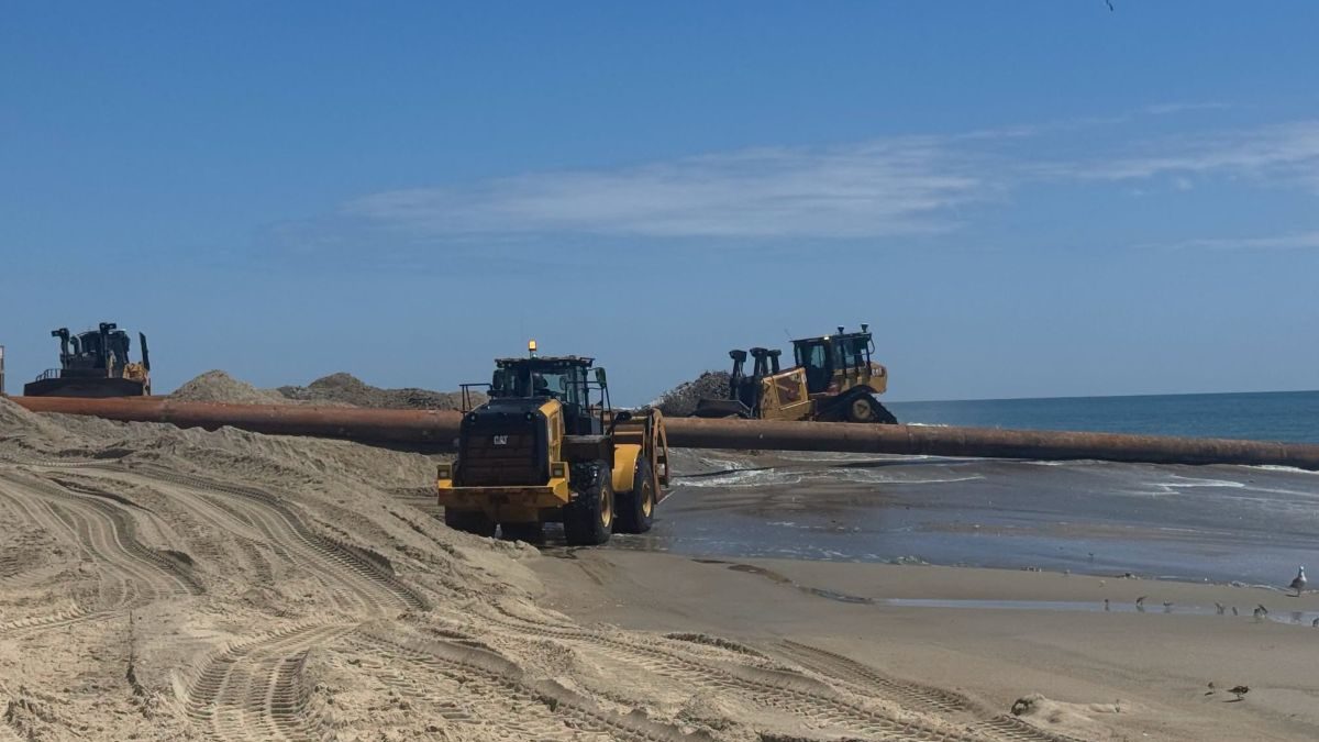 Great Lakes Dredge & Dock Co. is bringing in a second dredge to help with the Buxton beach nourishment project. Photo: Dare County