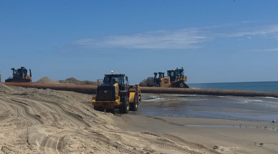 Great Lakes Dredge & Dock Co. is bringing in a second dredge to help with the Buxton beach nourishment project. Photo: Dare County