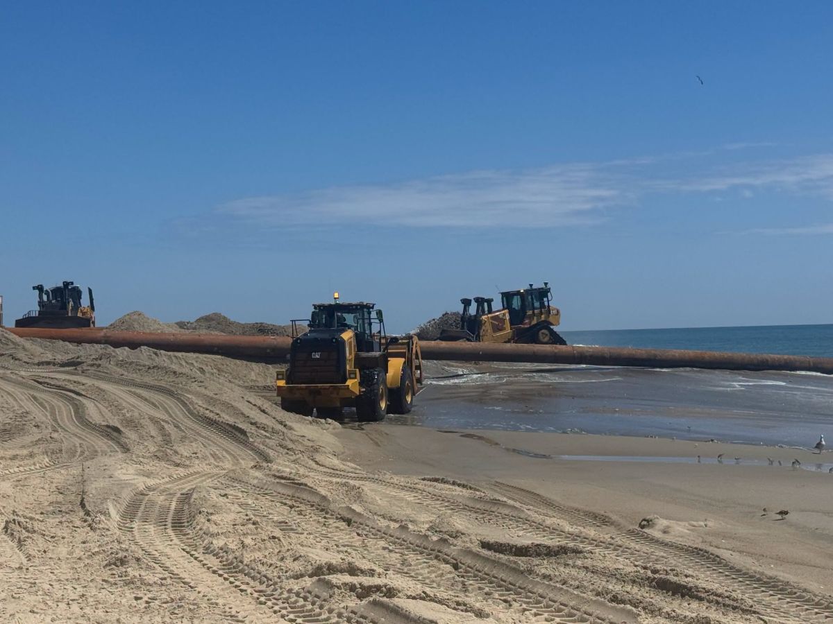 Great Lakes Dredge & Dock Co. is bringing in a second dredge to help with the Buxton beach nourishment project. Photo: Dare County