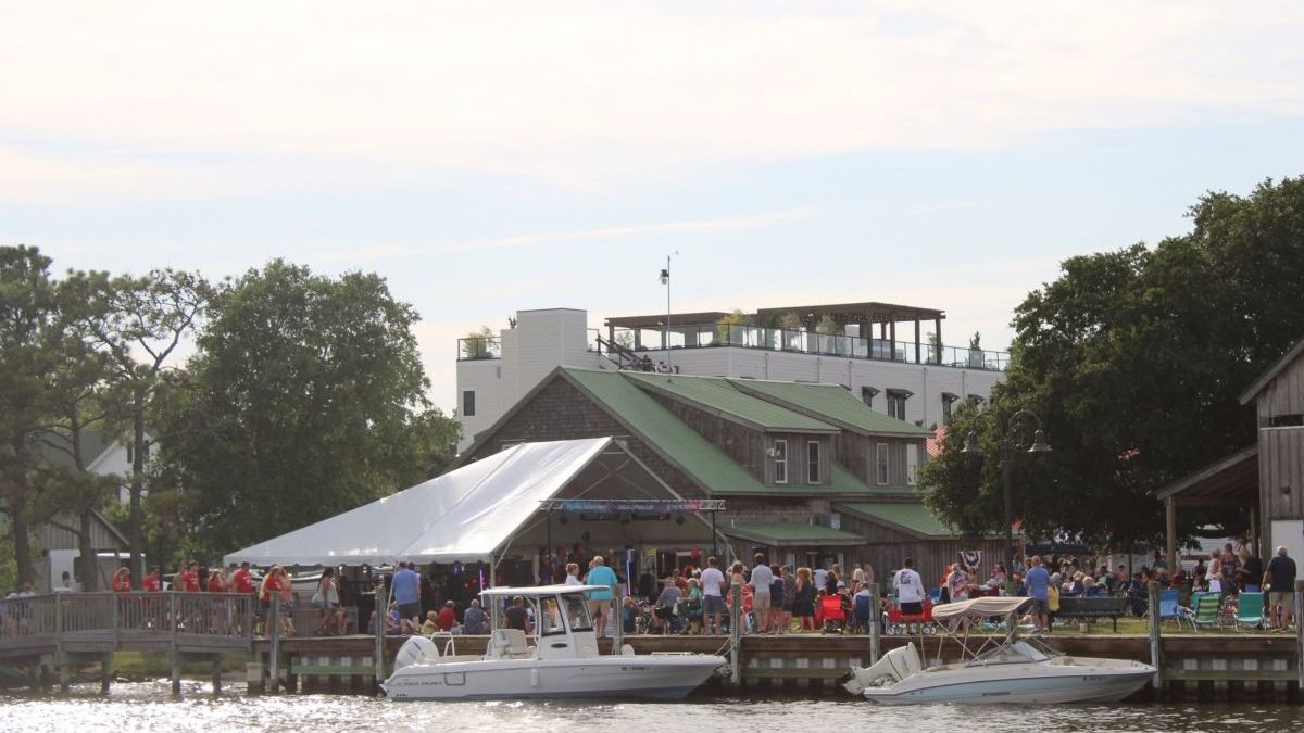 Manteo, the downtown is shown here, is among the 19 communities to be awarded federal funding for urban and community forestry projects. Photo: Town of Manteo social media