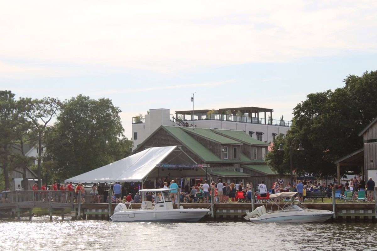 Manteo, the downtown is shown here, is among the 19 communities to be awarded federal funding for urban and community forestry projects. Photo: Town of Manteo social media