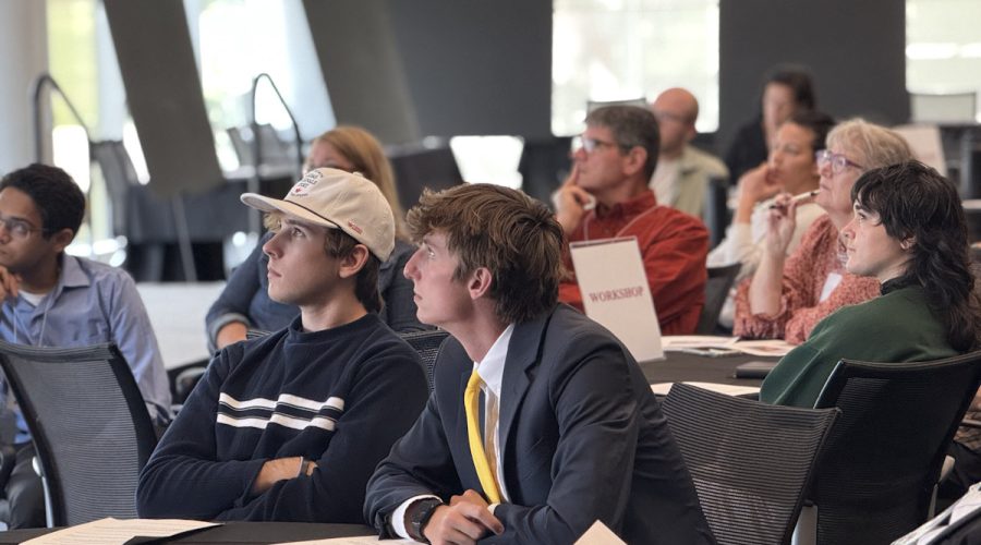 Attendees at a past N.C. State University KEITS Climate Leaders Program fall symposium. Photo: NC State