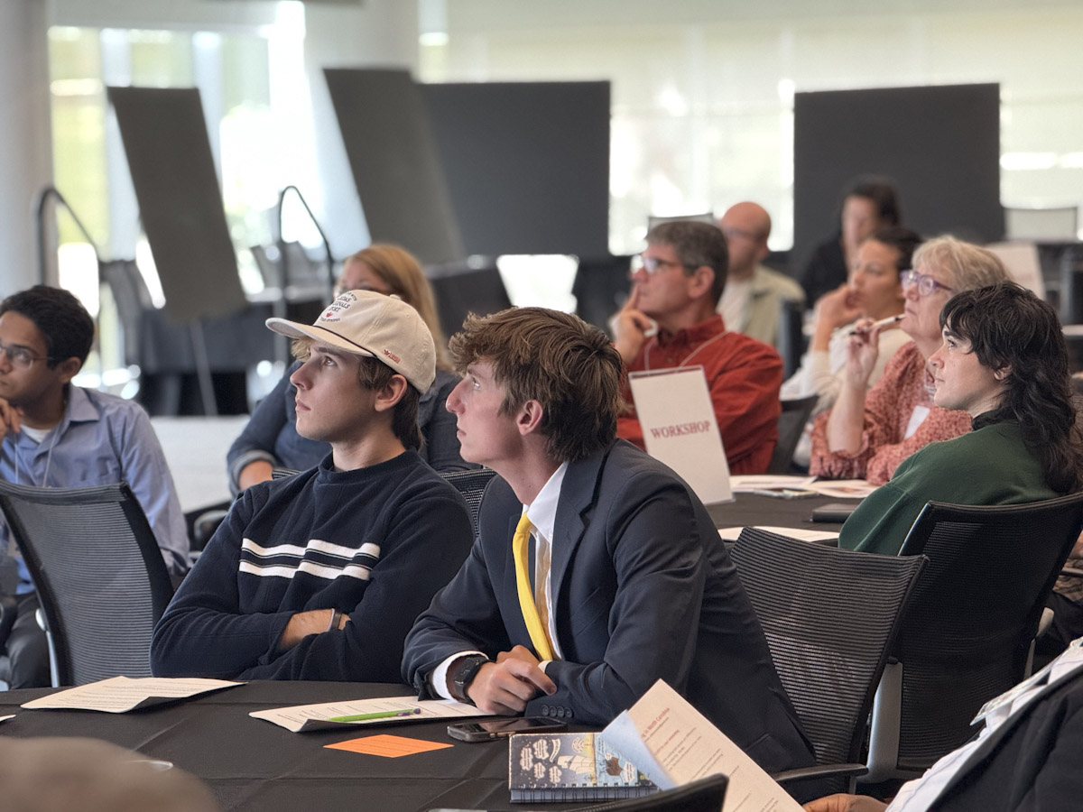 Attendees at a past N.C. State University KEITS Climate Leaders Program fall symposium. Photo: NC State