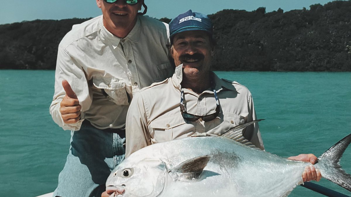 Marshall Cutchin poses with an unknown happy angler.
