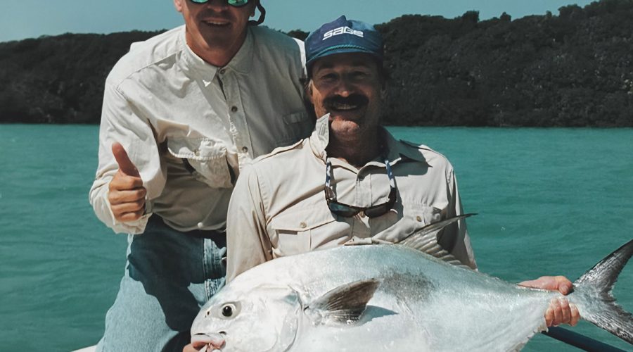 Marshall Cutchin poses with an unknown happy angler.