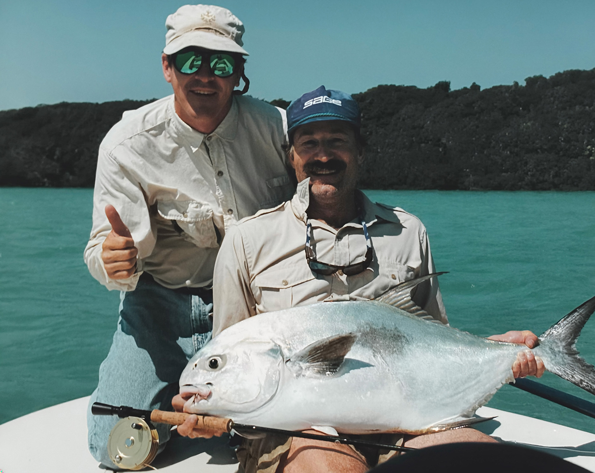 Marshall Cutchin poses with an unknown happy angler.