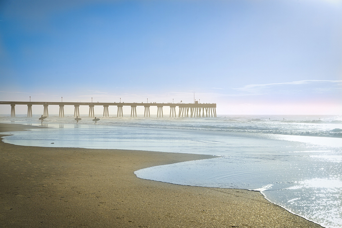 Kristen Fulmer of Mebane submitted this photo made on a peaceful morning earlier this year at Wrightsville Beach, North Carolina. "The soft morning light reflected across the wet sand as surfers made their way into the water near the pier," Fulmer noted with her submitted photo. "I loved how the silhouettes of the surfers, the waves, and the hazy light came together to capture the calm feeling of an early morning on the North Carolina coast."
