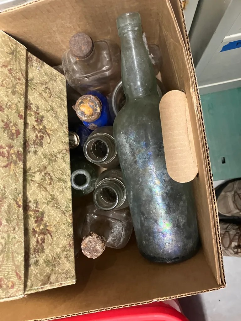 At the Old Baldy Foundation’s archival storage facility, boxes of treasures, big and small, were everywhere. Photo: David Cecelski